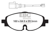 EBC 14+ Audi A3 1.8 Turbo Redstuff Front Brake Pads