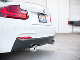 aFe MACHForce XP 3in to 2.5in 304 SS Axle-Back Exhaust w/ Polished Tips 14-16 BMW M235i