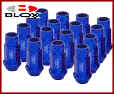 BLOX FORGED ALUMINUM LUG NUT: 12x1.50 (16PC/BLUE)