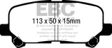 EBC 12+ Honda Pilot 3.5 Ultimax2 Rear Brake Pads