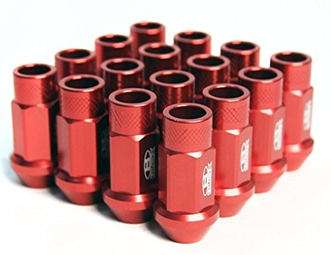 BLOX FORGED ALUMINUM LUG NUT: 12x1.25 (20PC/RED)