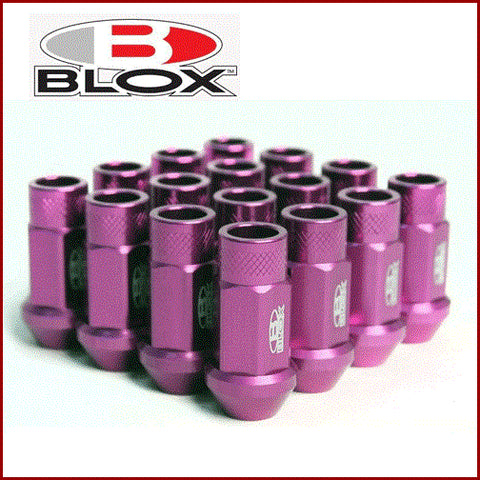 BLOX FORGED ALUMINUM LUG NUT: 12x1.25 (16PC/PURPLE)