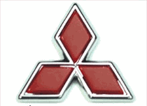 MITSUBISHI EMBLEM: DIAMOND STAR (RED)