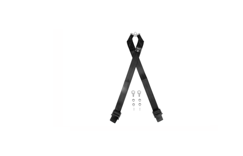 Takata RACE 6-Point Sub-Strap (T-Bar) Black - Universal