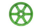 Volk TE37SL 18x9.5 +40 5x100 Takata Green