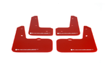 Rally Armor UR Mudflaps Red Urethane White Logo - Hyundai Veloster 2012-2014