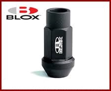 BLOX FORGED ALUMINUM LUG NUT: 12x1.50 (1PC/FLAT BLACK)