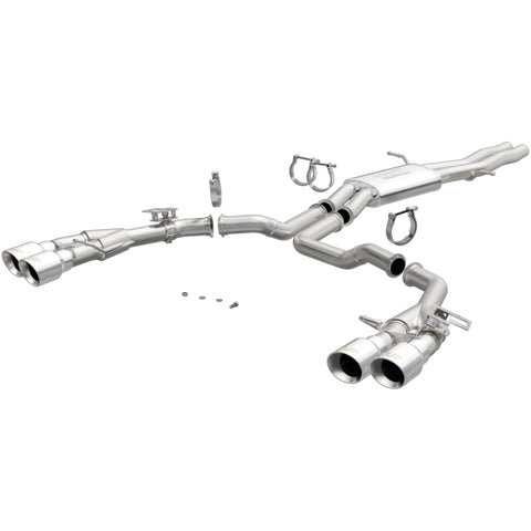 MagnaFlow Cat-Back 15-17 Audi S7 V8-4.0LGAS Sport Quad Exhaust w/ 7in Polished Tips