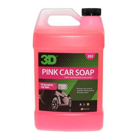 3D Pink Car Soap - 128 oz