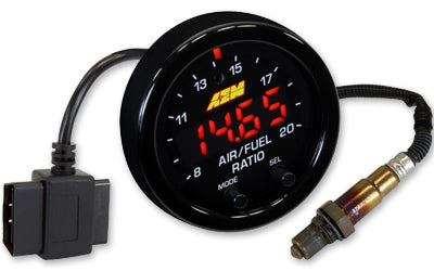 AEM X-SERIES WIDEBAND UEGO AFR SENSOR CONTROLLER GAUGE WITH OBDII CONNECTIVITY