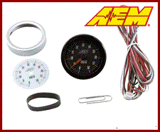 AEM ANALOG GAUGE: OIL/FUEL PRESSURE 0~6.9BAR