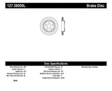 StopTech 12-15 Jeep Cherokee SRT8 Sport Slotted & Drilled Rear Driver Side Brake Rotor