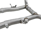 aFe MACHForce XP SS 304 CB Exhaust w/o Muffler 15-19 Dodge Charger/Hellcat SRT-8 V8 6.2L/392 6.4L