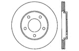 StopTech 05-10 Ford Mustang V6/4.0L / GT V8/4.6L Cross Drilled Left Rear Rotor