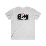 BMI Performance Men's Fitted V-Neck Short Sleeve Tee