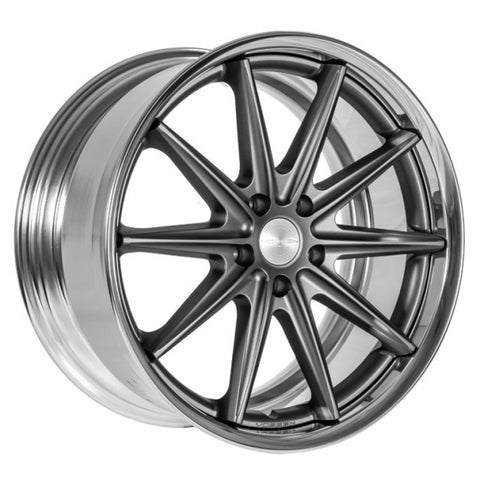 VOSSEN WORK SERIES VWS-1-Matte Graphite Center / Polished Lip