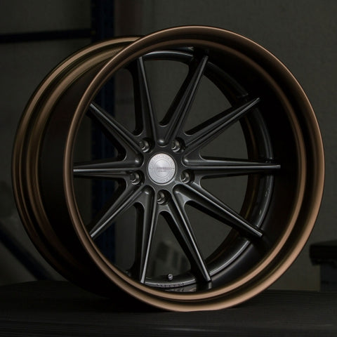 VOSSEN WORK SERIES VWS-1-Matte Black Center / Gloss Bronze Lip