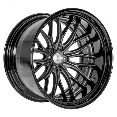 VOSSEN WORK SERIES VWS-2-Matte Graphite Center / Gloss Black Lip