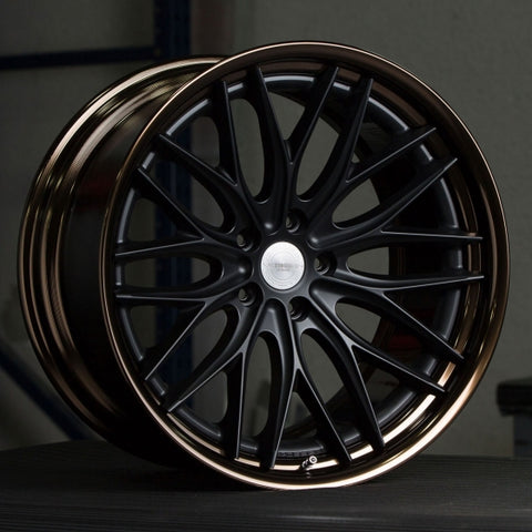 VOSSEN WORK SERIES VWS-2-Matte Black Center / Gloss Bronze Lip