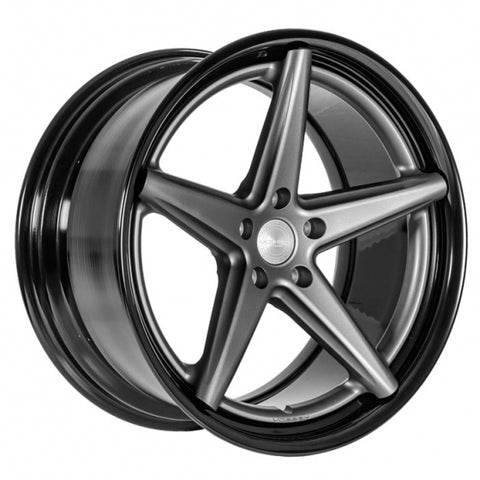 VOSSEN WORK SERIES VWS-3-Matte Graphite Center / Gloss Black Lip