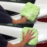 BMI  Microfiber Green Monster Hybrid Car Wash Mitt