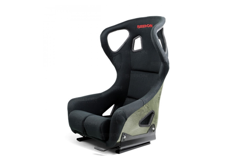 Seibon Carbon Kevlar Racing Seat Type-FC Black - Universal