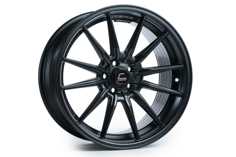 Cosmis Racing Wheels R1 18x9.5 +35mm 5x114.3 Matte Black - Universal