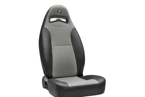 Corbeau Moab Reclining Black Vinyl / Charcoal Cloth Seat - Universal