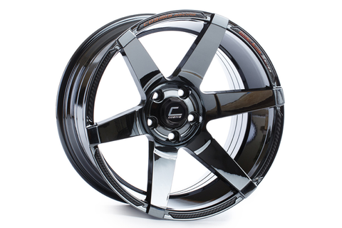 Cosmis Racing Wheels S1 18x10.5 +5mm 5x114.3 Black Chrome - Universal