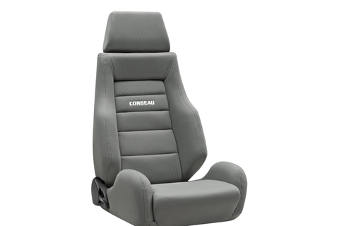 Corbeau GTS II Reclining Grey Cloth Seat - Universal