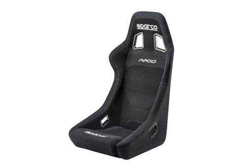 Sparco F200 Fixed Back Seat Black - Universal