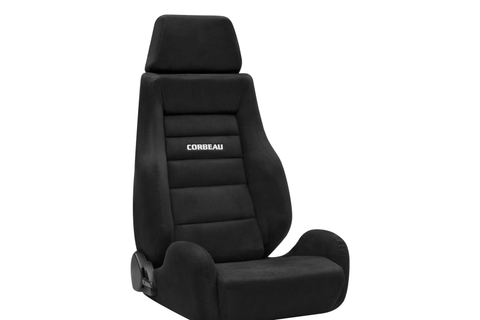 Corbeau GTS II Reclining Black Microsuede Seat - Universal