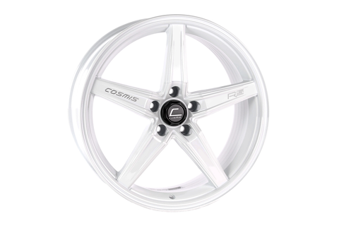 Cosmis Racing Wheels R5 18x8.5 +40mm 5x108 White - Universal