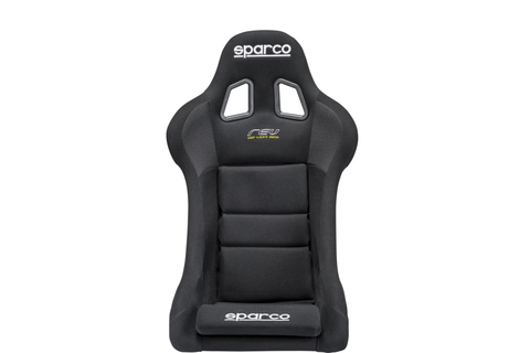 Sparco REV Fixed Back Seat Black - Universal