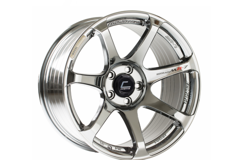 Cosmis Racing Wheels MR7 18x10 +25mm 5x114.3 Black Chrome - Universal