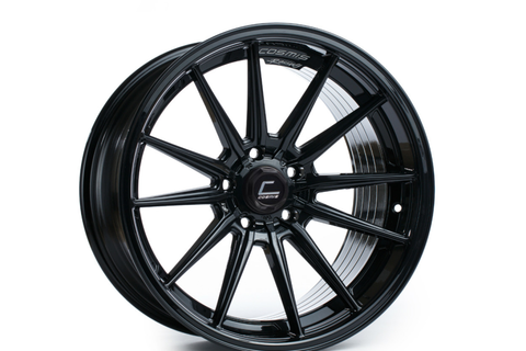 Cosmis Racing Wheels R1 18x8.5 +35mm 5x100 Black - Universal