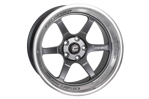 Cosmis Racing Wheels XT-006R 18x11 +8mm 5x114.3 Gunmetal w/ Machined Lip - Universal