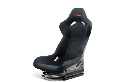 Seibon Carbon Kevlar Racing Seat Black - Universal