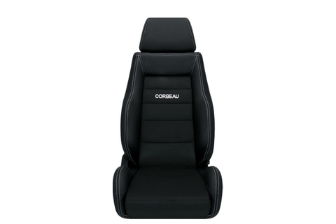 Corbeau GTS II Reclining Black Leather / Microsuede Seat - Universal