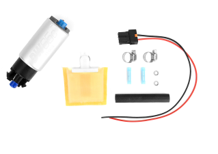 DeatschWerks DW65c Series Fuel Pump (with Mounting Clips) w/ Install Kit - Universal