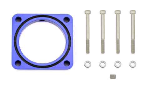 Torque Solution 19mm Throttle Body Spacer Blue - Scion FR-S 2013-2016 / Subaru BRZ 2013+ / Toyota 86 2017+