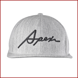 APEXi ICON PATCH HAT: SNAPBACK GREY (ONE SIZE FITS ALL)