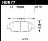 Hawk 02-03 Lexus ES300/04-06  ES 330 / 05-11 Toyota Tacoma X-Runner LTS Street Front Brake Pads