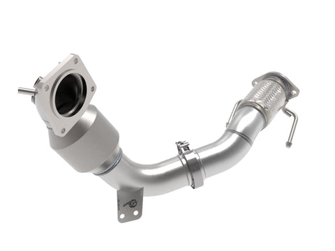 aFe Twisted Steel Down-Pipe Street Series 19-20 Hyundai Veloster N L4 2.0L