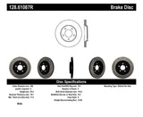 StopTech 05-10 Ford Mustang V6/4.0L / GT V8/4.6L Cross Drilled Right Rear Rotor