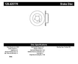 StopTech 03-04 Infiniti G35 / 03-05 G35X / 03-05 Nissan 350Z Cross Drilled Right Rear Rotor