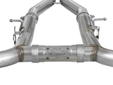 aFe MACHForce XP SS 304 CB Exhaust w/o Muffler 15-19 Dodge Charger/Hellcat SRT-8 V8 6.2L/392 6.4L