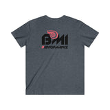 BMI Performance Men's Fitted V-Neck Short Sleeve Tee