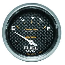 AUTO METER CARBON FIBER 2 GAUGE: FUEL LEVEL (0E/90F)