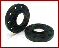 H&R SPACER (PAIR): FOR ACURA/HONDA (5/114.3) 25MM (BLACK)